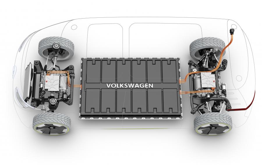 Схема Volkswagen I.D. Buzz 2017 года  (фото 29 из 82)